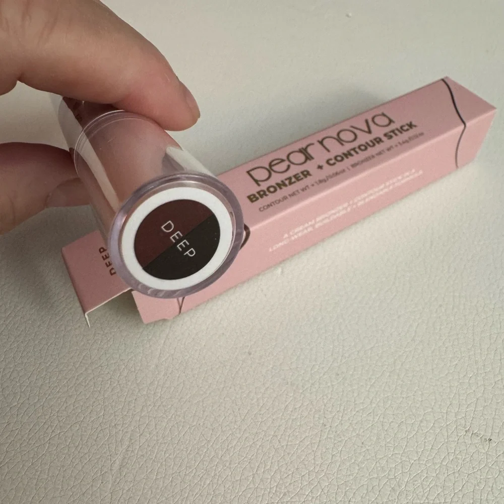 Pear Nova bronzer, and contour stick